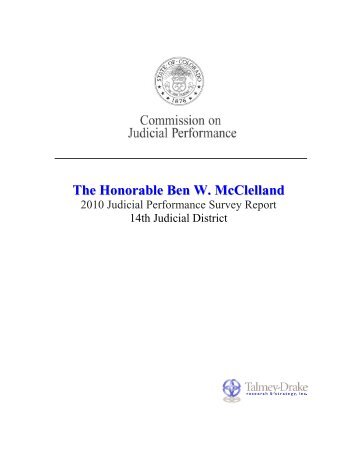 The Honorable Ben W. McClelland - Mountain Legal â Colorado ...