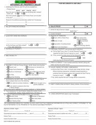 AFFIDAVIT OF PROPERTY VALUE - Navajo County