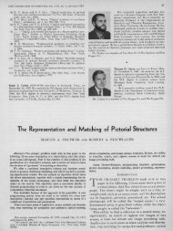 The Representation and Matching of Pictorial Structures - CiteSeerX