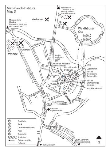 Lageplan des Campus und Umgebungsplan zum Download