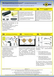 Montageanleitung isocompact - Isoplus