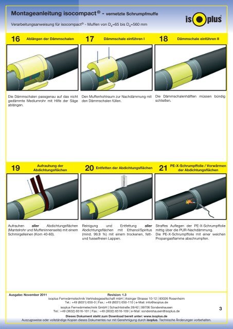 Montageanleitung isocompact - Isoplus