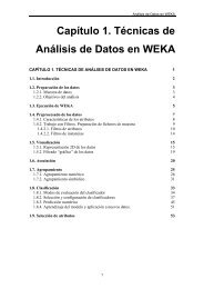 tutorial WEKA - ISA Ingeniería de Sistemas y Automática