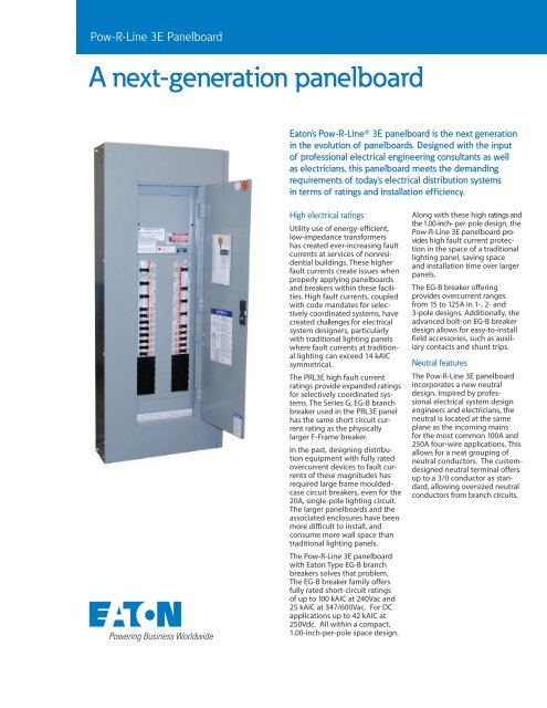 Pow-R-Line 3E Panelboard.pdf - of downloads