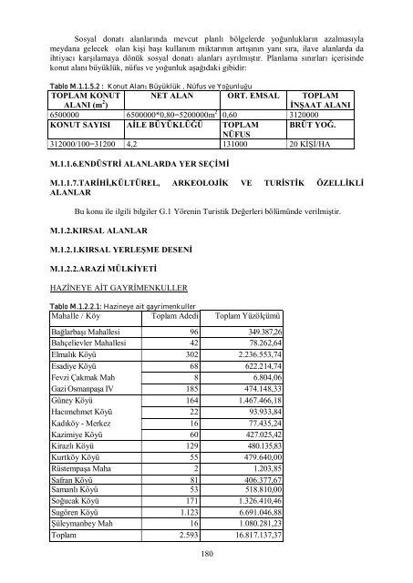 2006 yılı il çevre durum raporu - çevresel etki değerlendirme ...