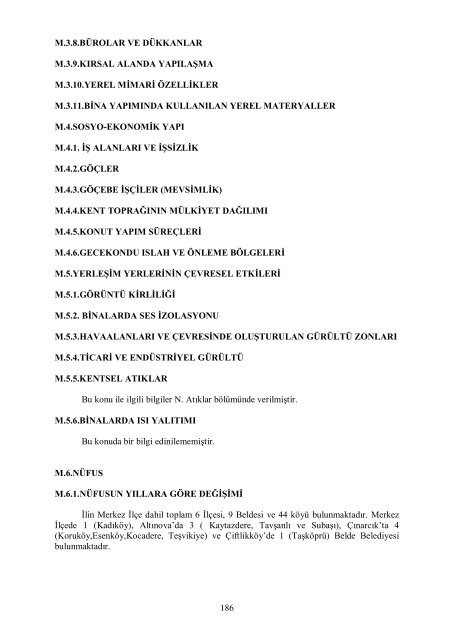 2006 yılı il çevre durum raporu - çevresel etki değerlendirme ...