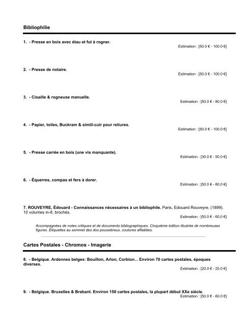 Bibliophilie Cartes Postales Chromos Imagerie Biblioroom