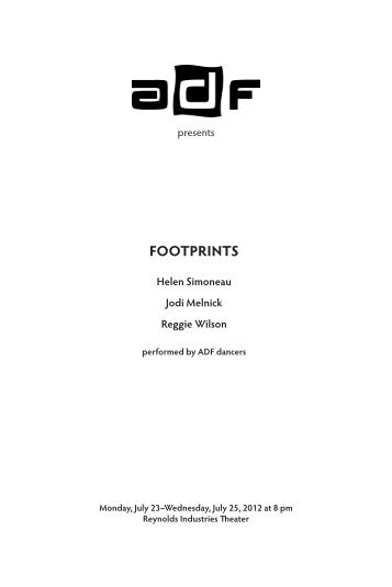 Footprints - American Dance Festival