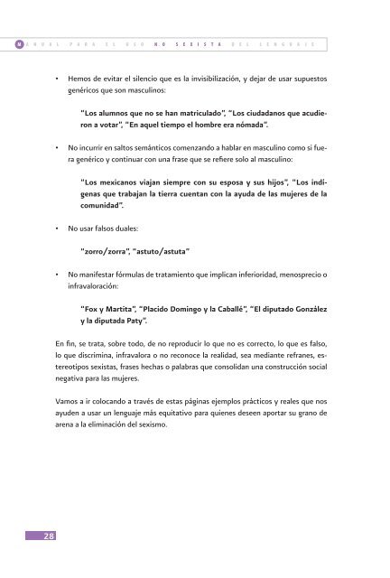 Manual para el uso no sexista del lenguaje (PDF) - CONAVIM