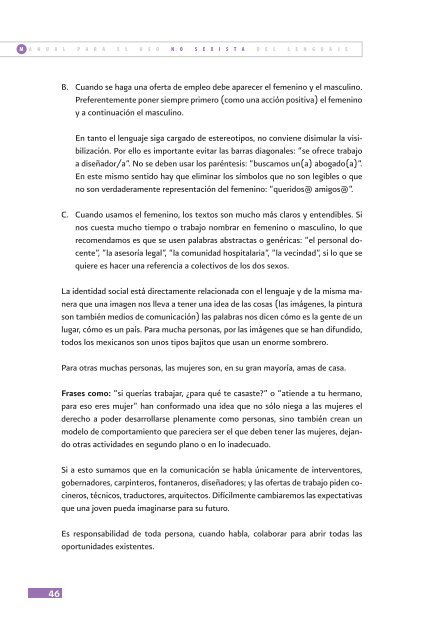 Manual para el uso no sexista del lenguaje (PDF) - CONAVIM