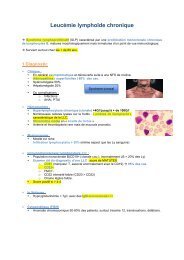 28-LeucÃ©mies lymphoides chroniques - PharmaEtudes