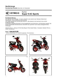 Kymco Super 9 AC Sports - Scootershop-Dresden