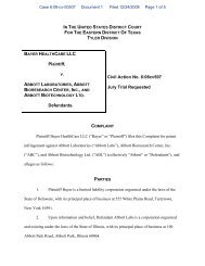Plaintiff, v. Defendants. Civil Action No. 6:08cv507 ... - Patent Baristas