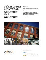 Développer Montréal quartier par quartier - CDEC Rosemont-Petite ...