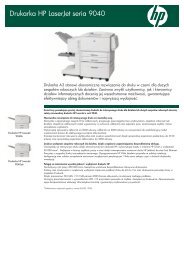 Broszura produktowa LaserJet 9040 - Centrum Druku