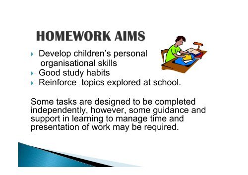 Junior school Information evening powerpoint - Doncaster Primary ...