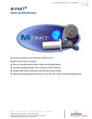 MPakt Ultra Low NOx Burners Product Overview - Wilson Mohr