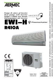 Pompe di calore ad Inverter Heat pumps with Inverter Pompes Ã  ...