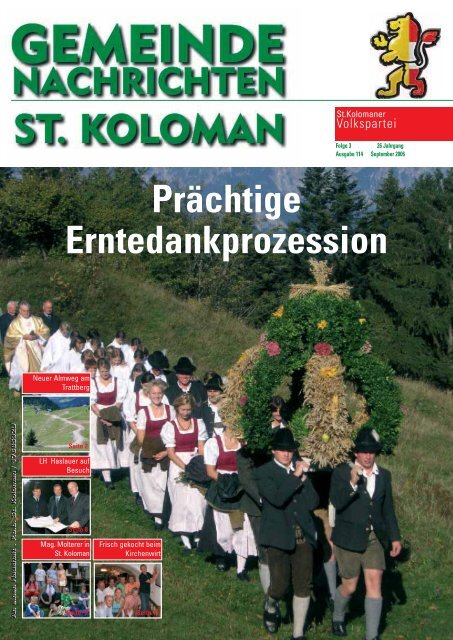 Gemeindezeitung Herbst 2006 (0  bytes) - St. Koloman