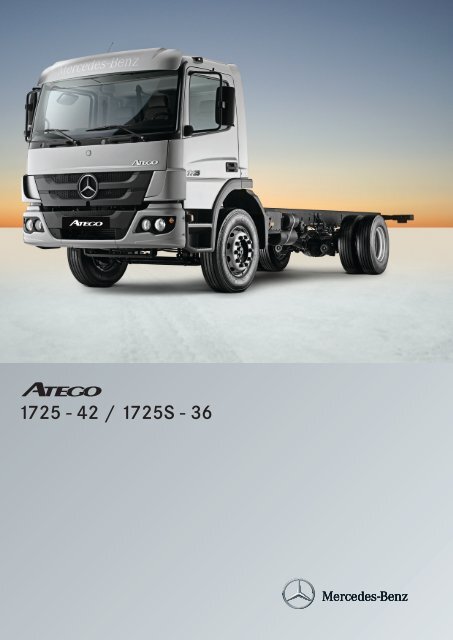 Atego 1725 - 42 / 1725S - 36 - Mercedes Benz