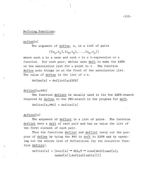 LISP I Programmer's Manual - Software Preservation Group