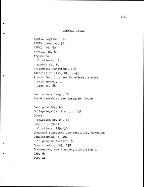 LISP I Programmer's Manual - Software Preservation Group