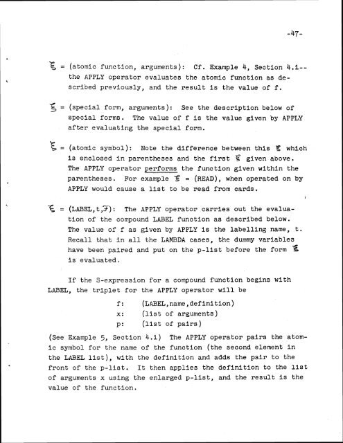 LISP I Programmer's Manual - Software Preservation Group