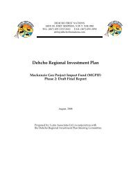 Draft Final DehchoRIP Report - Dehcho First Nations