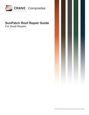 SunPatch Roof Repair Guide - Crane Composites