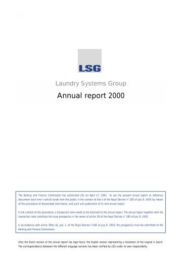 LSG - Jensen Group