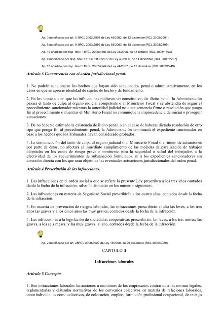 inspeccion de trabajo y delitos contra los/as ... - In-formaciÃ³n