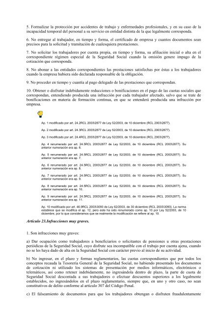 inspeccion de trabajo y delitos contra los/as ... - In-formaciÃ³n