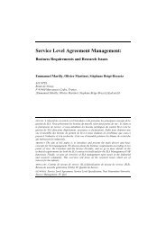 Service Level Agreement Management: