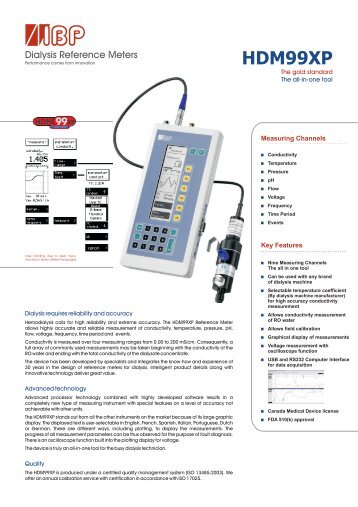 HDM99XP - IBP Medical