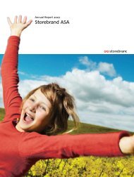 Annual Report 2007 PDF - Storebrand