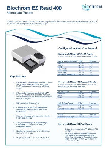 Biochrom EZ Read 400