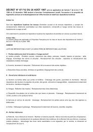 DÉCRET N° 87-712 DU 26 AOÛT 1987 pris en ... - Habitat du Gard