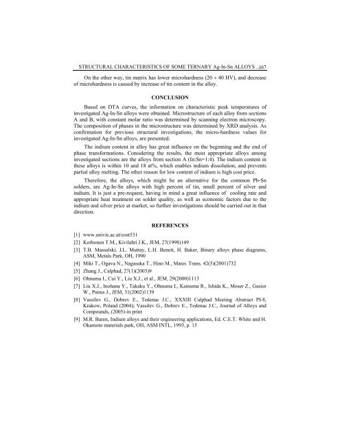 STRUCTURAL CHARACTERISTICS OF SOME TERNARY Ag-In-Sn ...