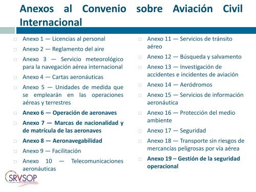 ANEXO 8 - ICAO