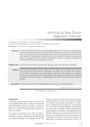 SÃ­ndrome de Silver Russel: diagnÃ³stico molecular. - Sociedad de ...