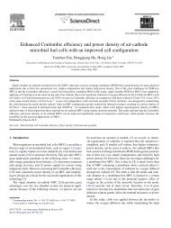 Enhanced Coulombic efficiency and power density of air-cathode ...