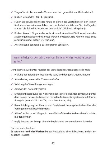 Leitfaden für Schenkungen und Nachlässe (nur PDF)