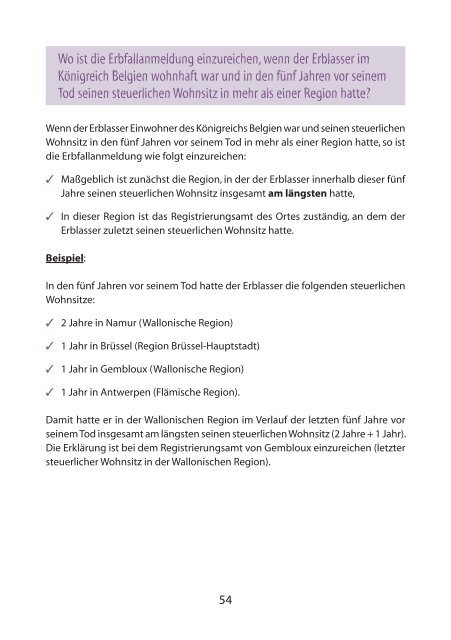 Leitfaden für Schenkungen und Nachlässe (nur PDF)