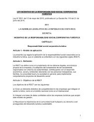 ley incentivo de la responsabilidad social corporativa ... - Costa Rica