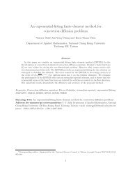 An exponential-fitting finite element method for convection-diffusion ...