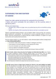 on Sustainable Seafood - Sodexo