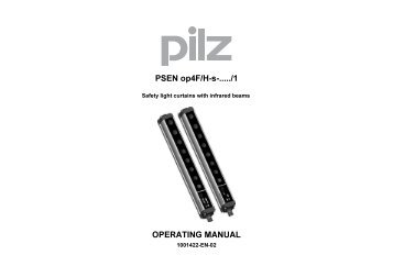 PSEN op4F/H-s-...../1 OPERATING MANUAL