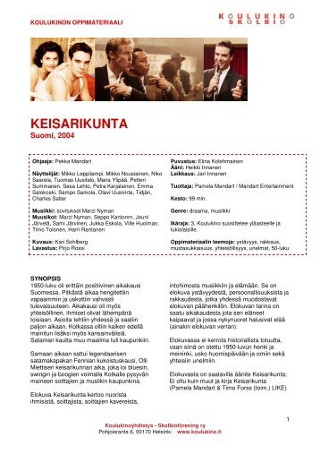 KEISARIKUNTA - Koulukino