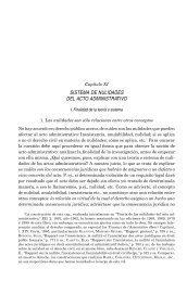 sistema de nulidades del acto administrativo - Agustín Gordillo