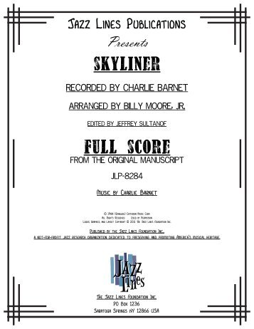 Skyliner - JLP-8284 - Score.mus